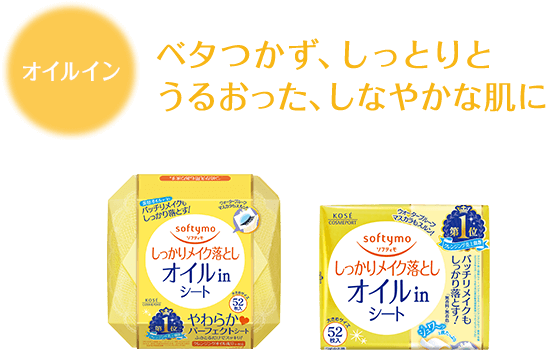 ベタつかず、しっとりとうるおった、しなやかな肌に